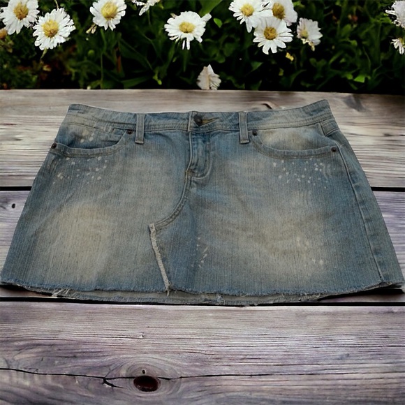 Wet Seal Dresses & Skirts - Wet Seal Mini Denim Skirt